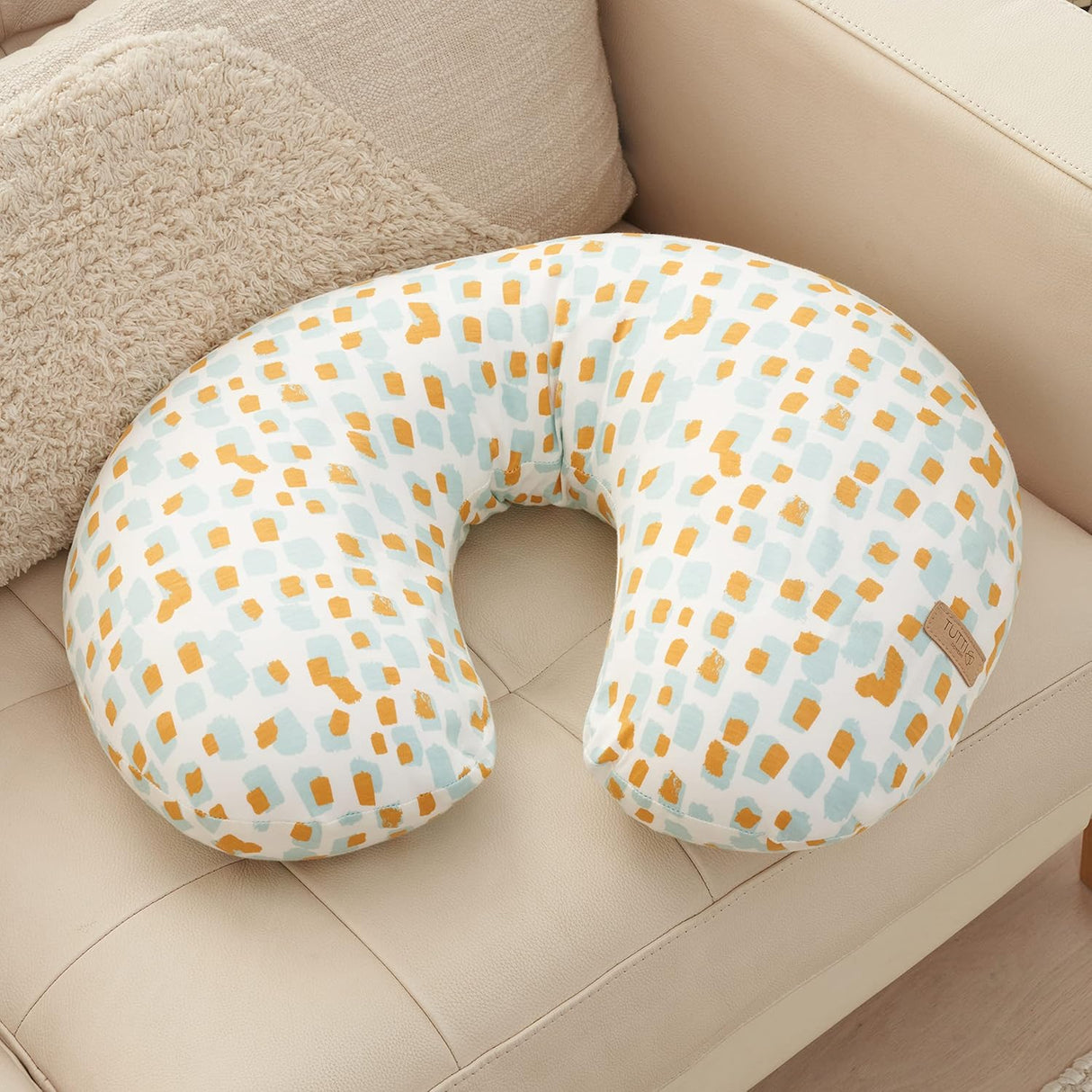 Tutti Bambini Bamboo Cotton Feeding Support Pillow - Run Wild