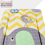 Callowesse Soft Foam Baby Changing Mat - Elephant Chevron