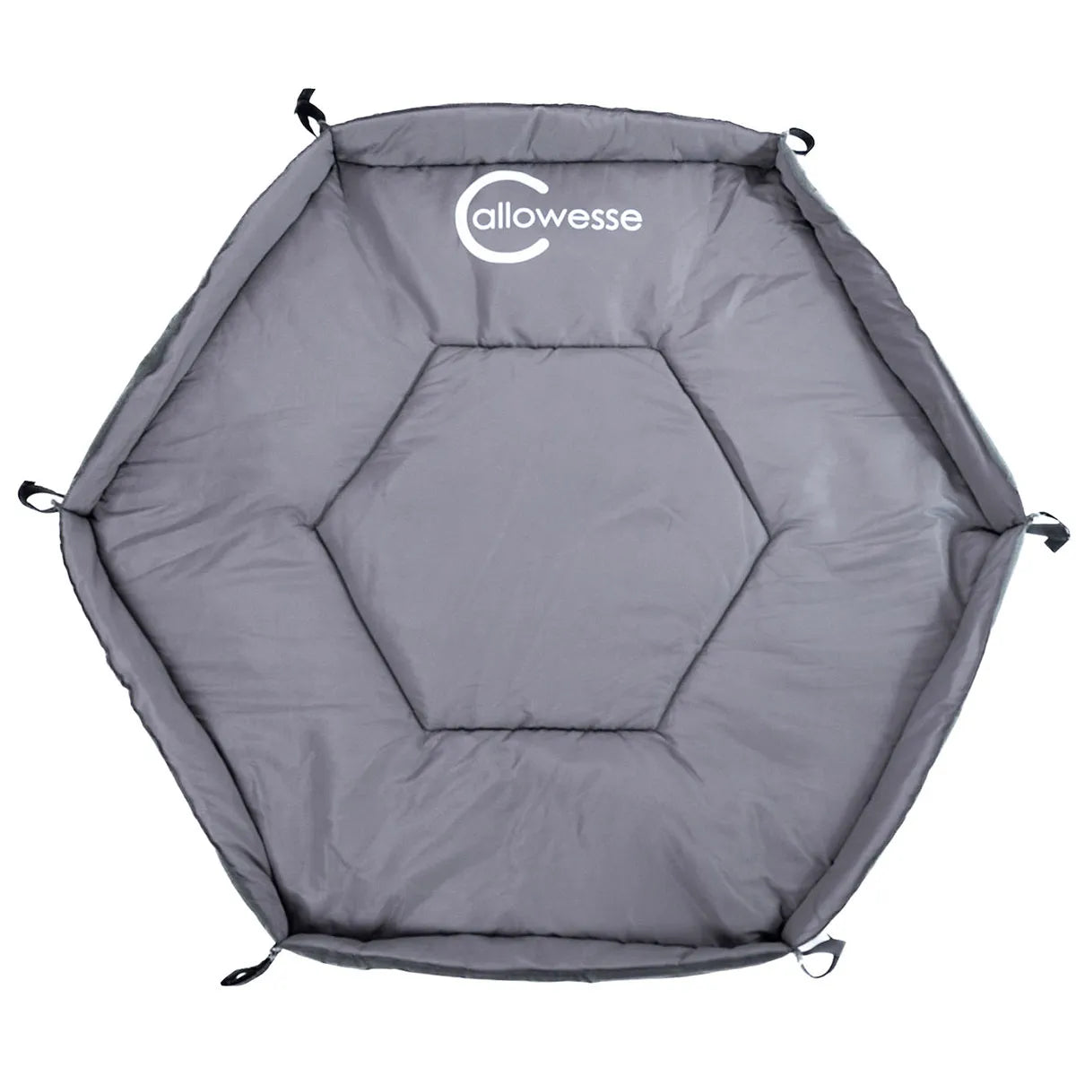 Callowesse Cushioned Playpen Playmat / Mattress - Grey