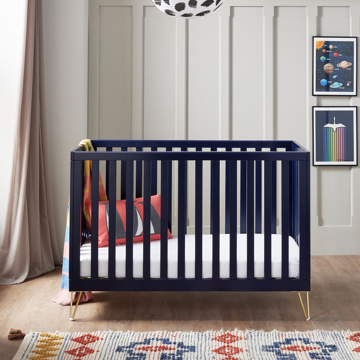 Babymore Kimi Mini Cot Bed – Midnight