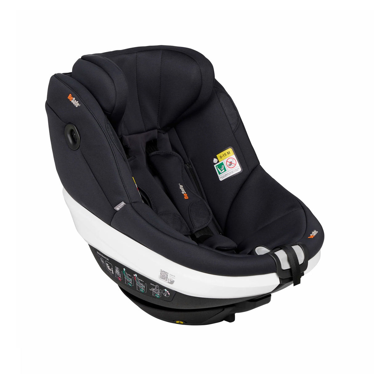 BeSafe Beyond 360 Car Seat - Black Soft Breeze