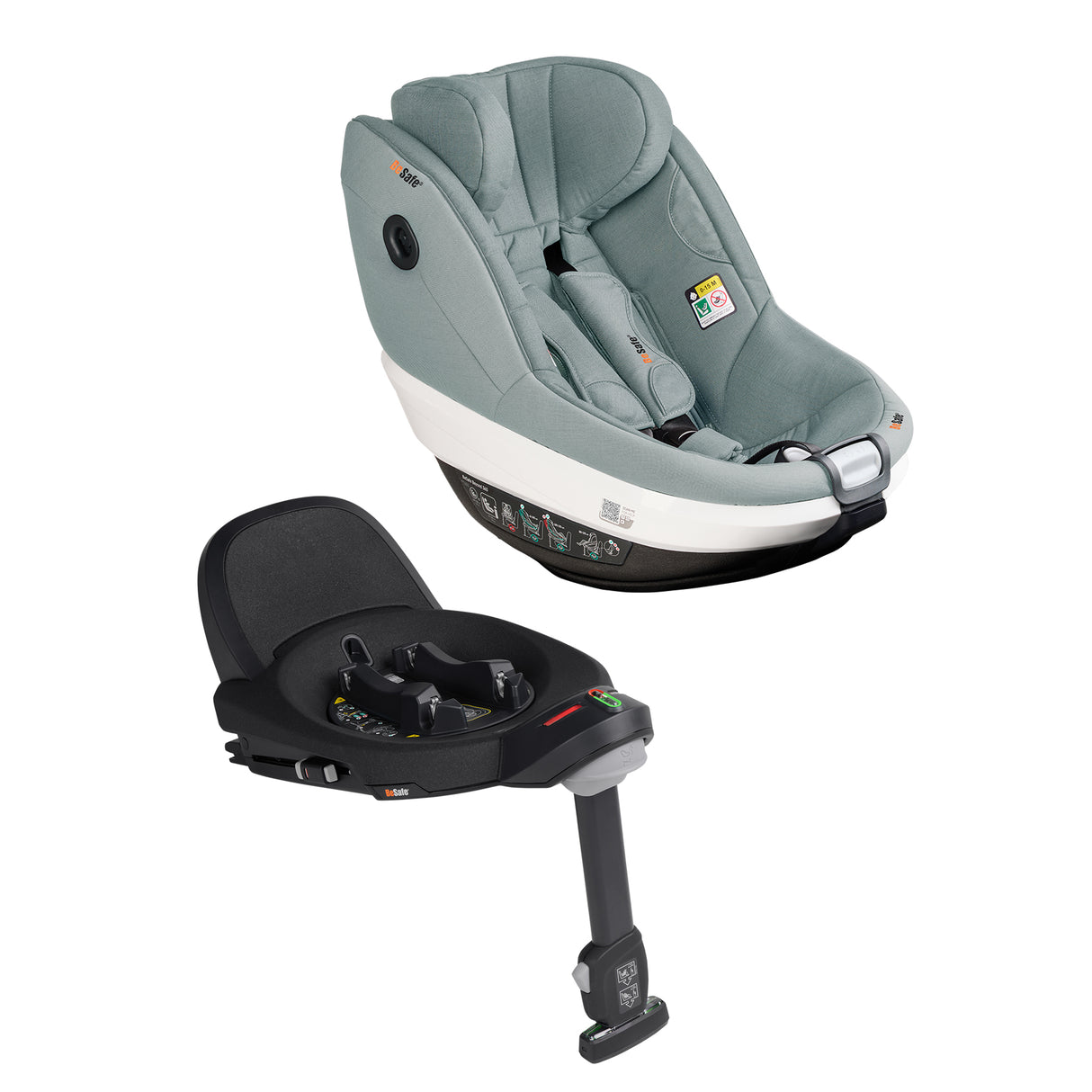 BeSafe Beyond 360 Car Seat - Sea Green Melange