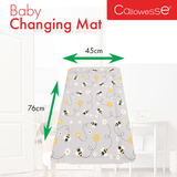 Callowesse Soft Foam Baby Changing Mat - Grey Bee