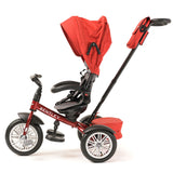 Bentley 6-in-1 Push Along Trike / Bike - Dragon Red