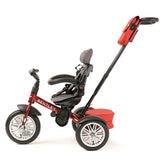 Bentley 6-in-1 Push Along Trike / Bike - Dragon Red