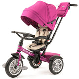 Bentley 6-in-1 Push Along Trike / Bike - Fushia Pink