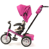 Bentley 6-in-1 Push Along Trike / Bike - Fushia Pink