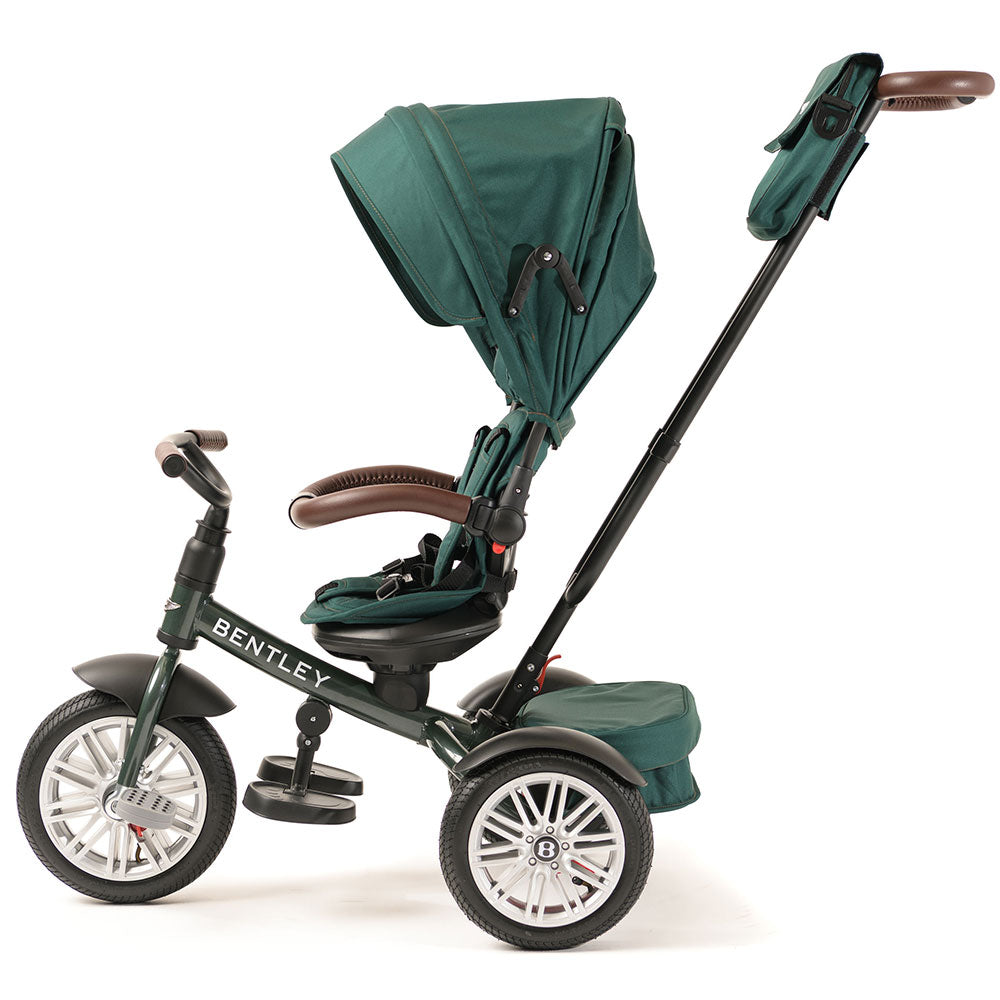 Bentley 6-in-1 Push Along Trike / Bike - British Racing Green