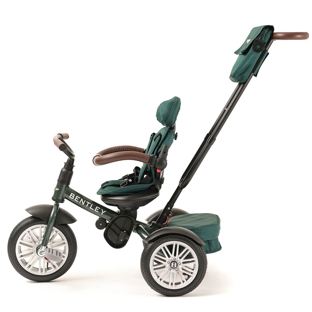 Bentley 6-in-1 Push Along Trike / Bike - British Racing Green