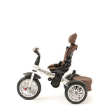 Bentley 6-in-1 Push Along Trike / Bike - Satin White / Brown