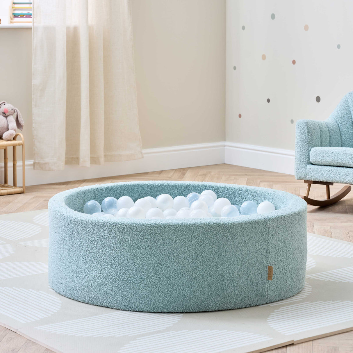 Tutti Bambini Bola Baby Ball Pit with Balls - Ocean Stone