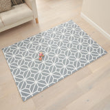 Tutti Bambini 120x 175cm Foam Puzzle Playmat - Tiles Grey