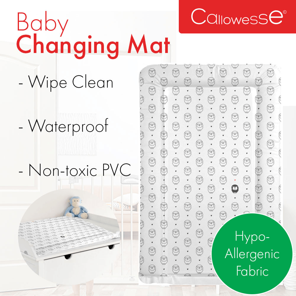 Callowesse Soft Foam Baby Changing Mat - One Black Sheep