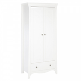 Cuddleco Clara Double Nursery Wardrobe - Satin White