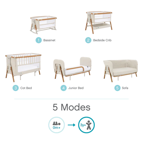 Tutti Bambini Cozee XL Junior Bed & Sofa Expansion Pack - Scandinavian Walnut