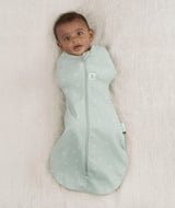 ergoPouch Organic All Year Cocoon Swaddle Sleeping Bag | 1.0 Tog | 0-3 Months - Sage