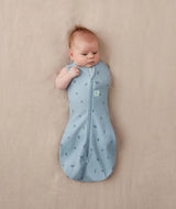 ergoPouch Organic All Year Newborn Swaddle Sleeping Bag | 1.0 Tog - Dragonflies