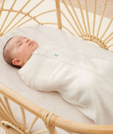 ergoPouch Organic All Year Cocoon Swaddle Sleeping Bag | 1.0 Tog | 0-3 Months - Oatmeal