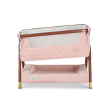 Tutti Bambini CoZee Luxe Mini Me Play Crib - Walnut & Blush