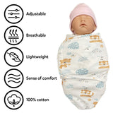 Callowesse Newborn Baby Swaddle 0-3 Months – Curious Cubs