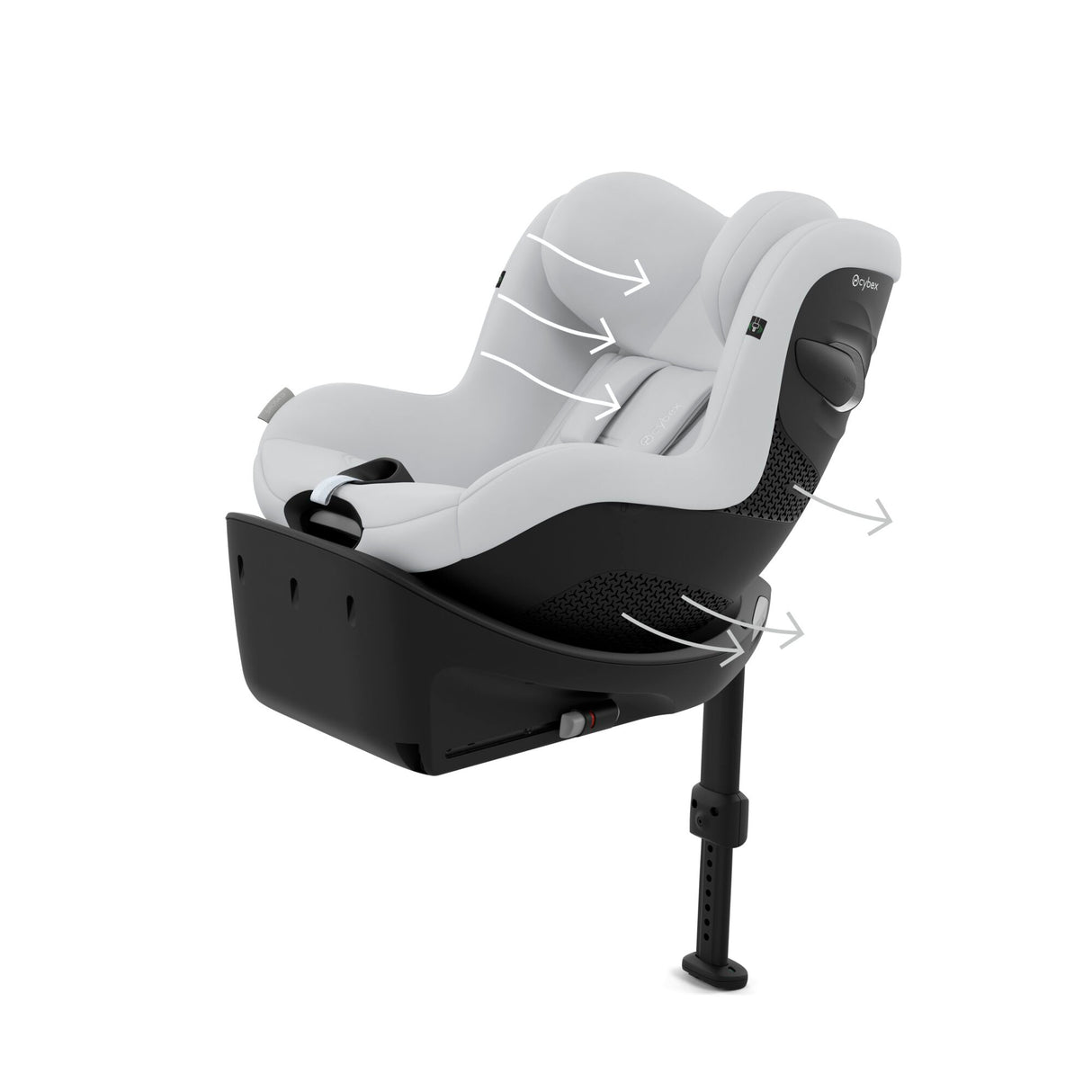 Cybex Sirona Gi Rotating ISOFIX Car Seat - Fog Grey