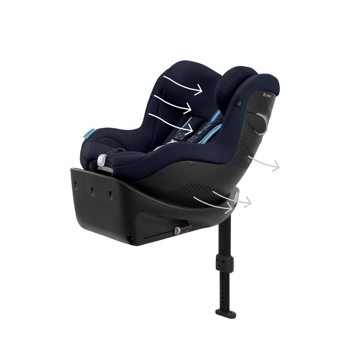 Cybex Sirona Gi Rotating ISOFIX Car Seat - PLUS - Ocean Blue