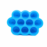 Callowesse Silicone Food Portion Storage Container & Lid – Blue