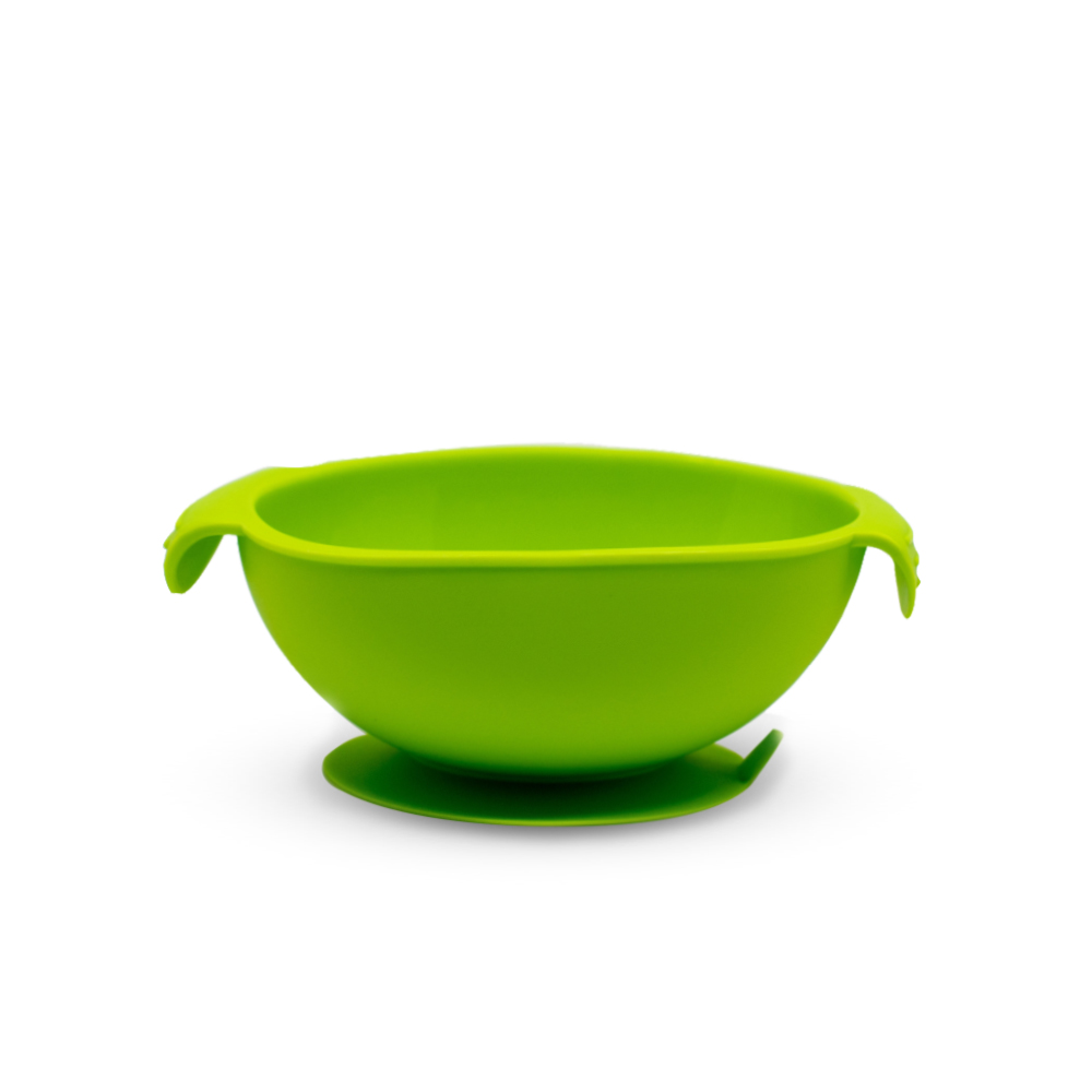 Callowesse Silicone Suction Bowl - Green