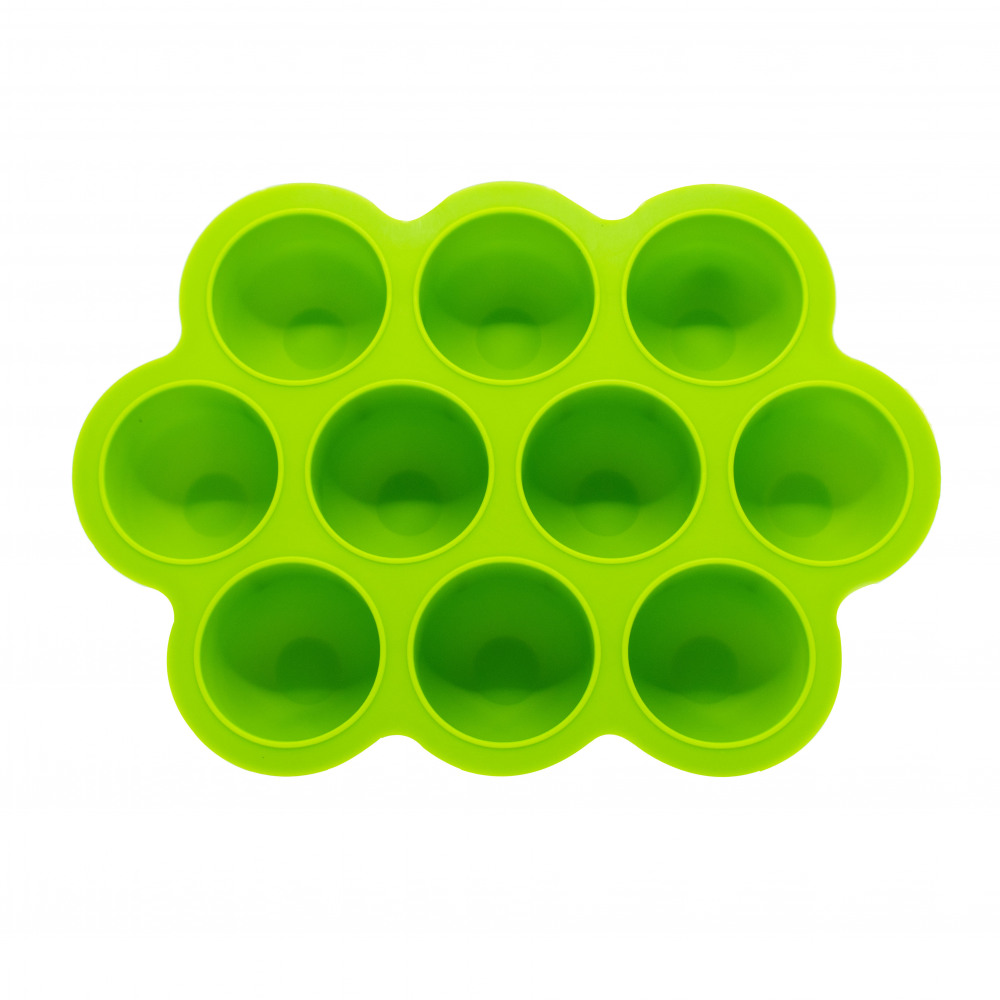 Callowesse Silicone Food Portion Storage Container & Lid – Green