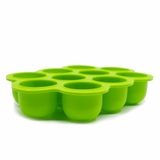 Callowesse Silicone Food Portion Storage Container & Lid – Green