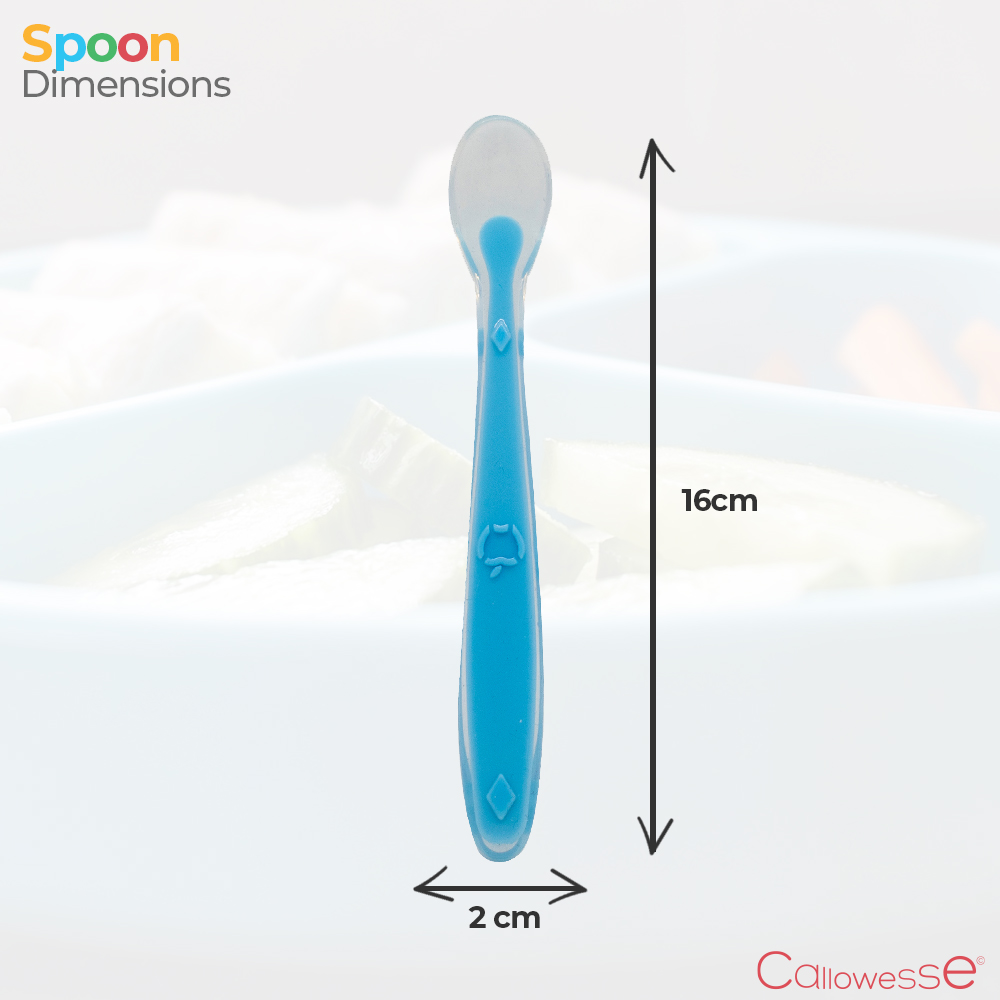 Callowesse Silicone Weaning Spoon – Red