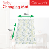 Callowesse Soft Foam Baby Changing Mat - Pastel Leaves