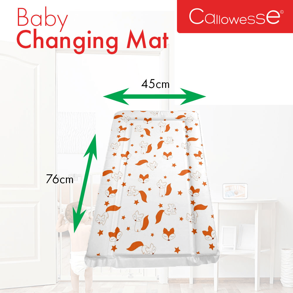 Callowesse Soft Foam Baby Changing Mat - Red Fox