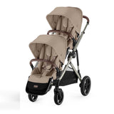 Cybex Gazelle S Twin Pushchair with Second Seat Unit - Almond Beige