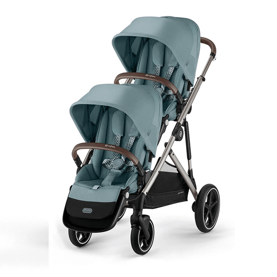 Cybex Gazelle S Twin Pushchair with Second Seat Unit - Sky Blue