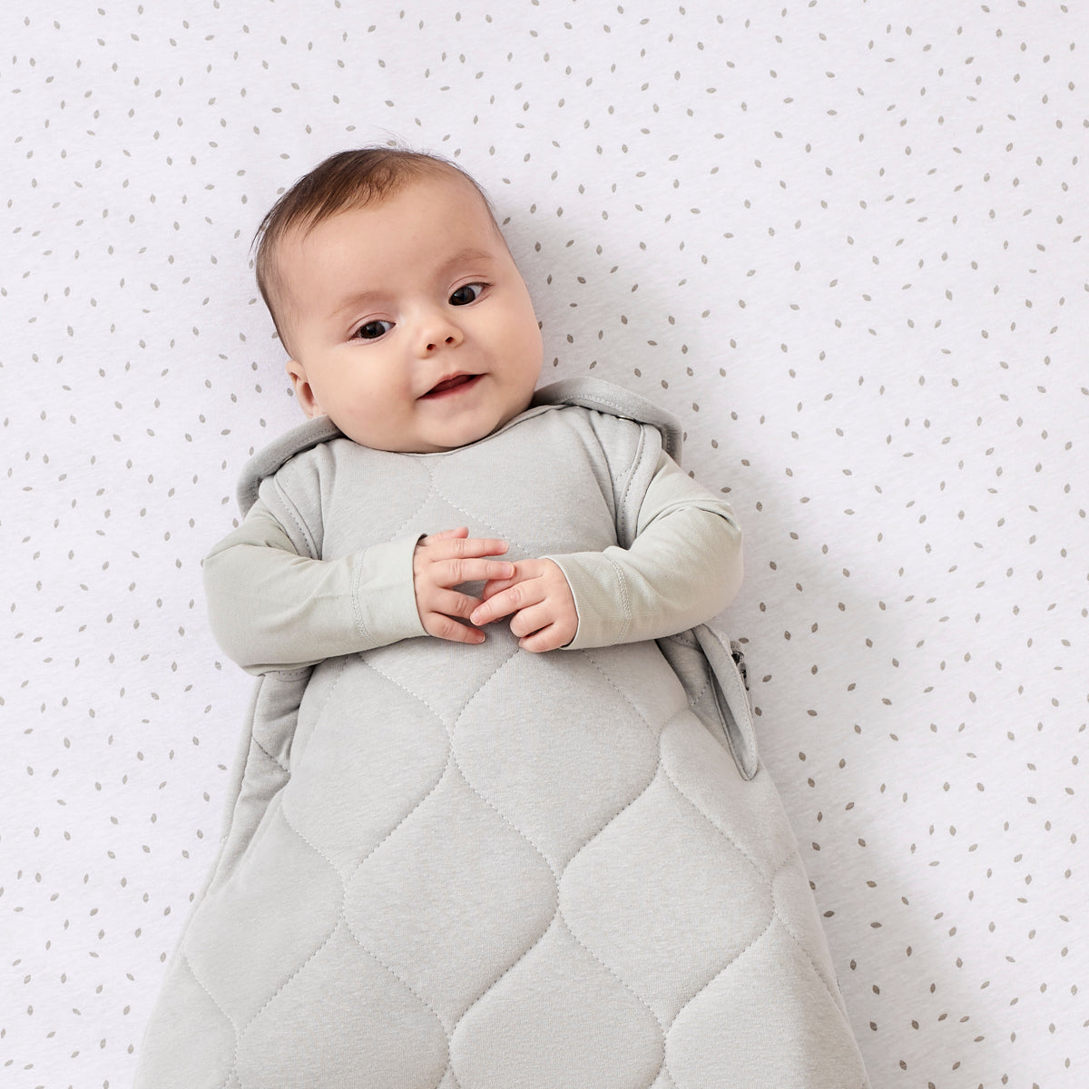 Little Green Sheep Organic Baby Sleeping Bag | 2.5 Tog | 6-18 Months - Dove