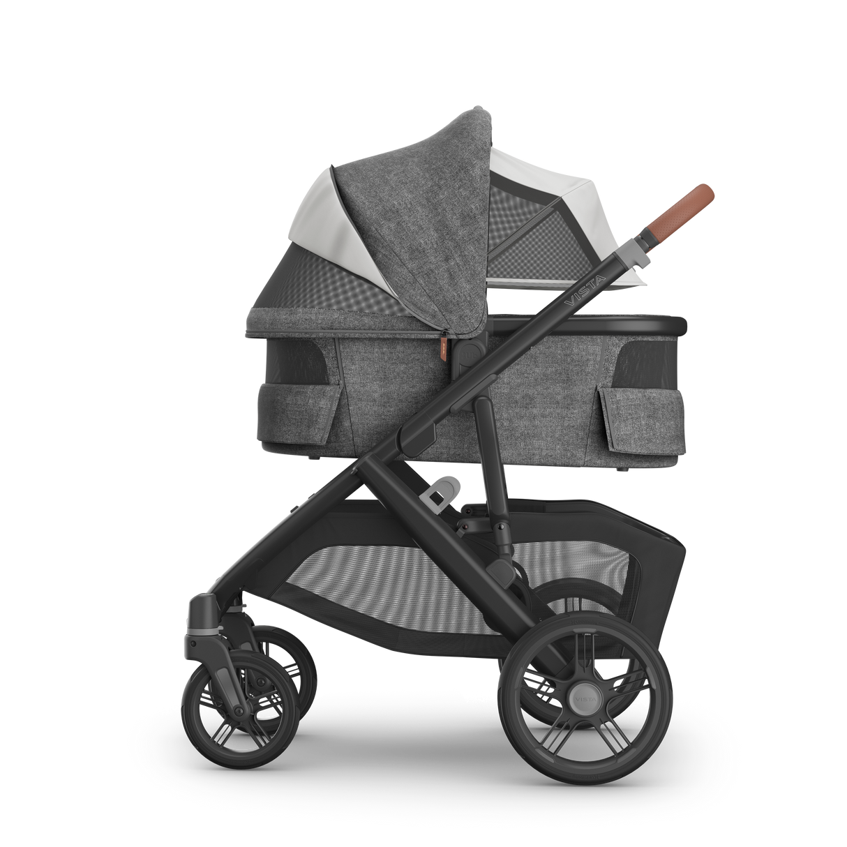 UPPAbaby Vista V3 Travel System Bundle with Cybex Cloud T Car Seat and ISOFIX Base - Greyson