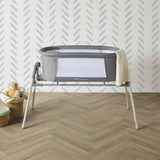 Ickle Bubba Drift Gliding Crib - Ash Grey