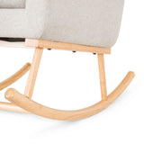 Tutti Bambini Oscar Rocking Chair & Pouffe - Pebble