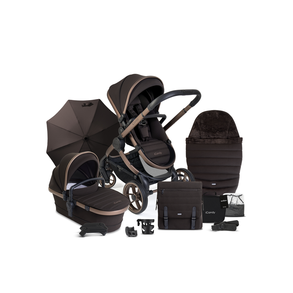 iCandy Peach 7 Complete Pushchair Bundle - Pecan