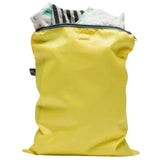 JL Childress Wet-To-Go Zipped Nappy Bags Set - Yellow / Grey