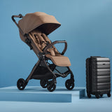 Silver Cross Jet 5 Compact Stroller - Cinnamon