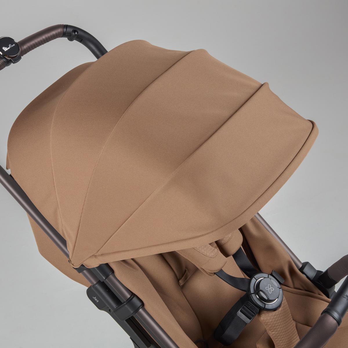 Silver Cross Jet 5 Compact Stroller - Cinnamon