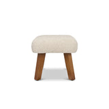 Tutti Bambini Jonah Luxe Rocking Chair and Foot Stool - Boucle Mushroom