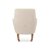 Tutti Bambini Jonah Luxe Rocking Chair and Foot Stool - Boucle Mushroom