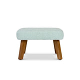 Tutti Bambini Jonah Luxe Rocking Chair and Foot Stool - Boucle Ocean Stone