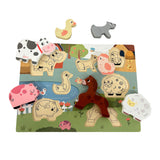 Just For Me Children's Educational Wooden Puzzle - Farm Animals