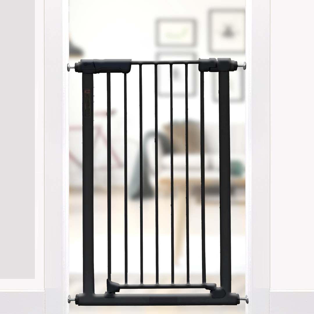 Callowesse Kuvasz Tall & Narrow Baby Stair Gate - Black