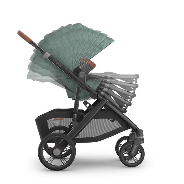 UPPAbaby Vista V3 Travel System Bundle with Cybex Cloud T Car Seat and ISOFIX Base - Gwen