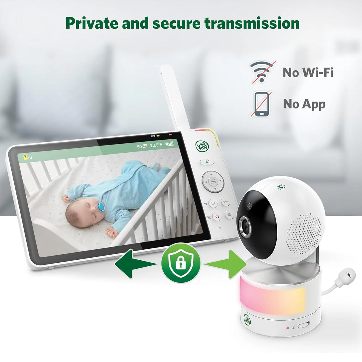 LeapFrog LF920HD 7″ Video Baby Monitor with Colour Night Vision